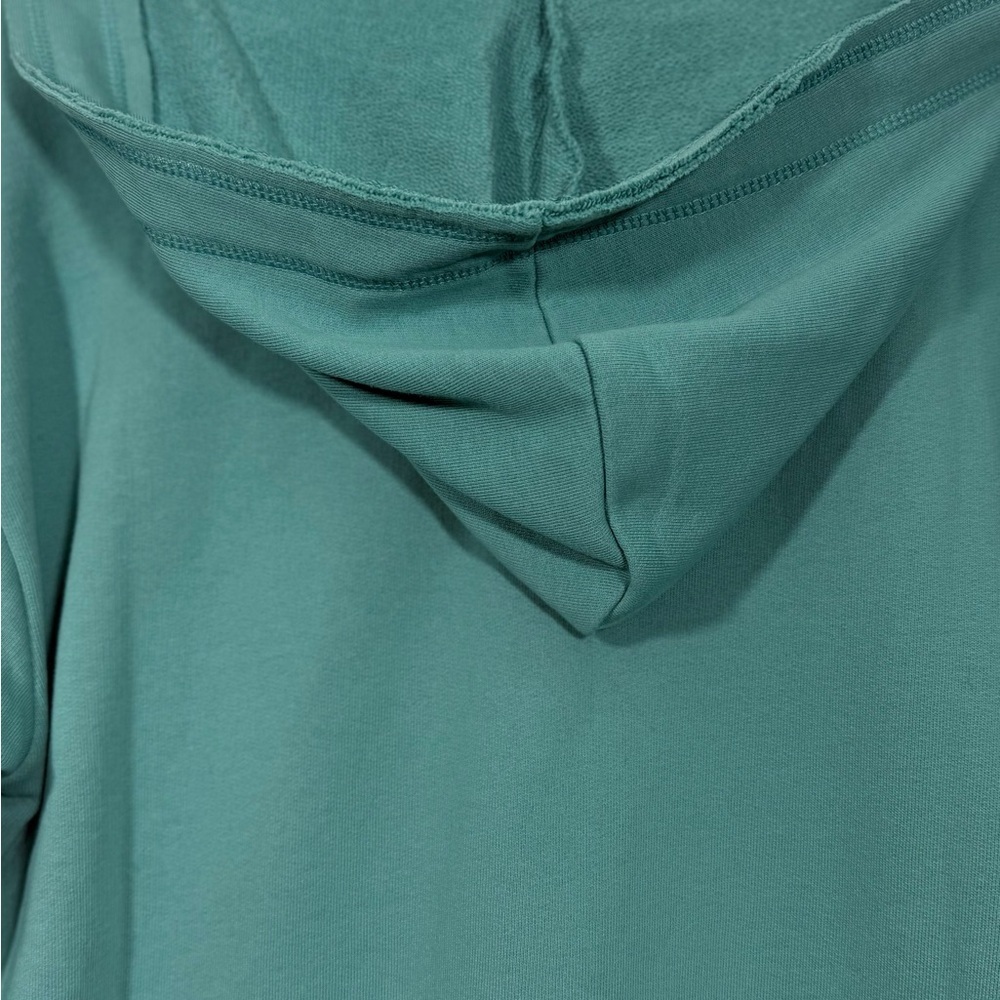 Jag Jeans Women's V-Neck Teal Hoodie Pullover - Picture 5 of 10